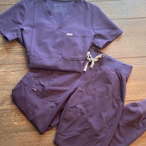 Figs Scrubs Set in Limited Edition Purple Shadow
